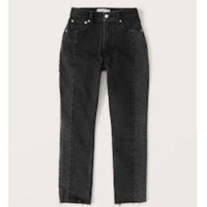 Abercrombie and Fitch Curve Love High Rise Mom Jeans